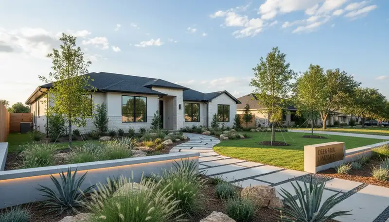 Landscaping service in Houston, TX for residential and commercial outdoor maintenance