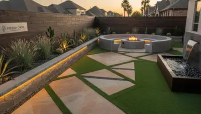 Houston, TX landscaping service for residential and commercial outdoor maintenance and design