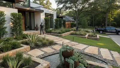 Houston, TX landscaping service for residential and commercial outdoor maintenance