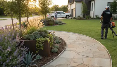 Landscaping service in Houston, TX for residential yard maintenance and outdoor care