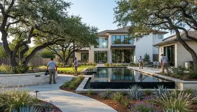 Houston, TX landscaping services for residential and commercial property maintenance