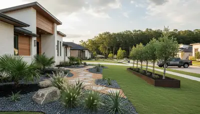 Houston, TX landscaping services for residential and commercial property maintenance and design