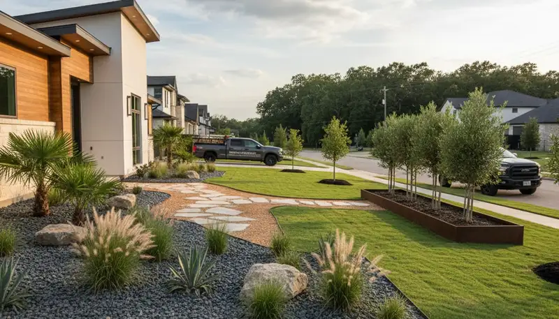 Houston, TX landscaping services for residential and commercial property maintenance