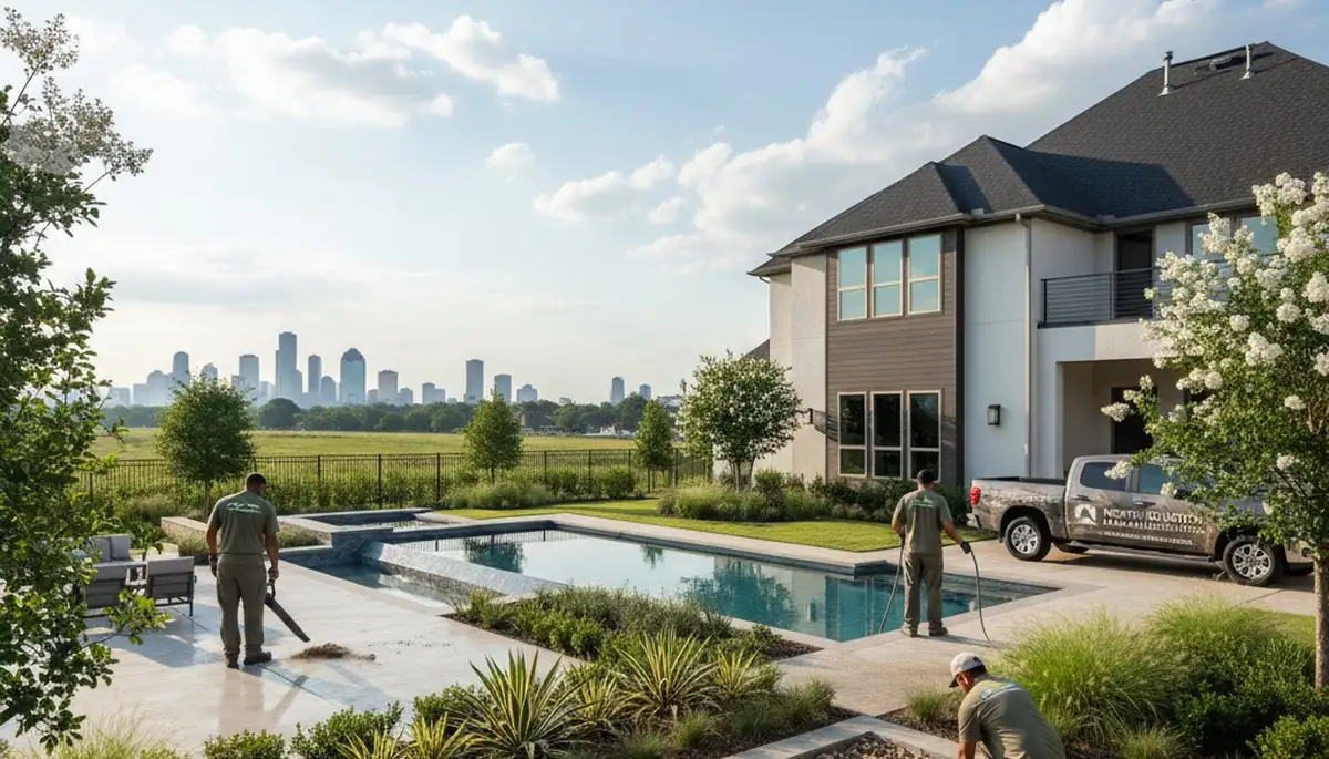 Houston, TX landscaping service for residential and commercial property maintenance
