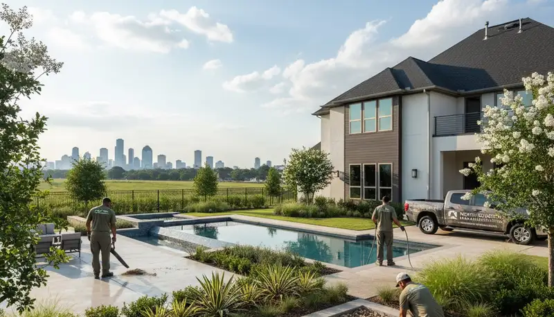 Houston, TX landscaping service for residential and commercial property maintenance