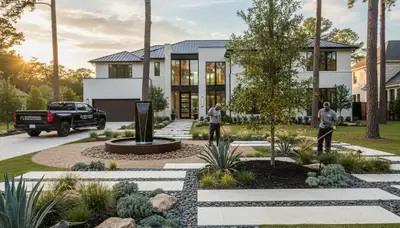 Houston TX landscaping services for residential and commercial outdoor maintenance