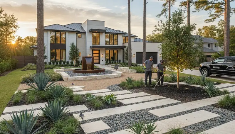Landscaping services in Houston, TX for residential and commercial properties