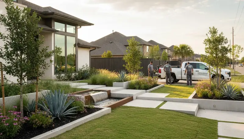 Houston, TX landscaping services for residential and commercial properties