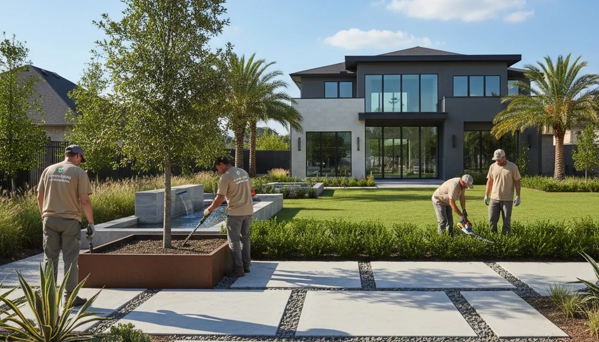 Houston, TX landscaping service for residential and commercial outdoor maintenance
