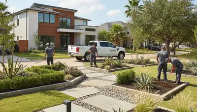 Houston, TX landscaping service for residential and commercial lawn care and outdoor maintenance