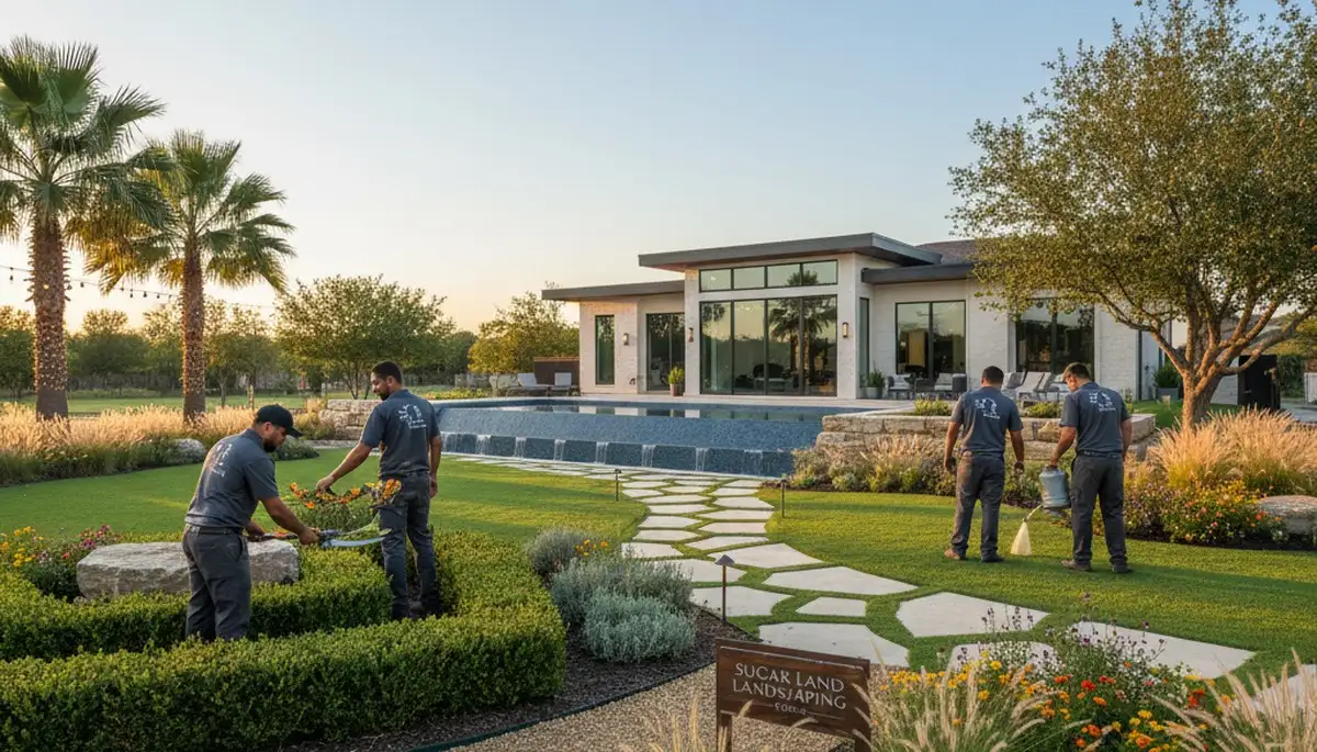 Houston, TX landscaping services for residential and commercial property maintenance